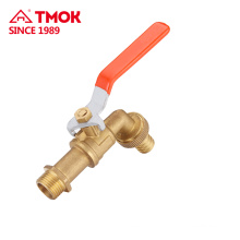 factory direct normal temperature cw617 material natural brassy bibcock with safety structure in china